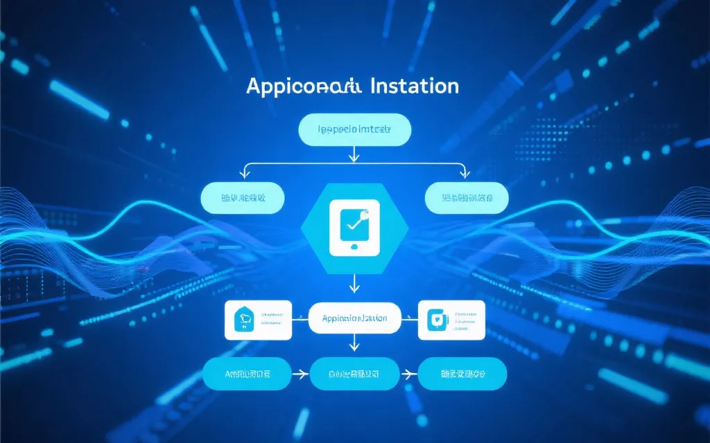 应用安装与校验流程图